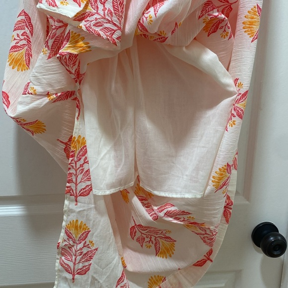 Old Navy Tie Strap V Neck Maxi Dress w/ side split - Picture 9 of 9